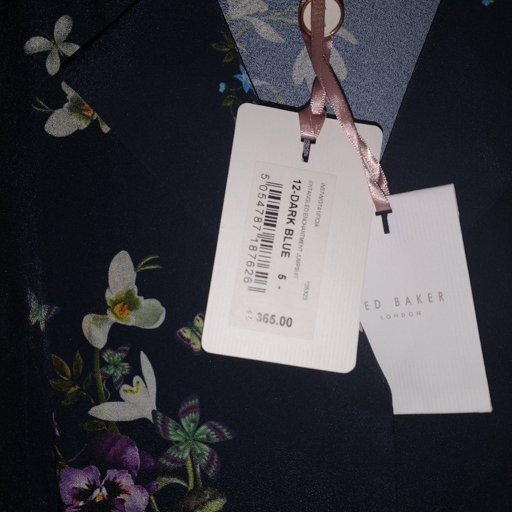 Ted Baker Jumpsuit NWT entangled enchantment 5 XL - Picture 4 of 6